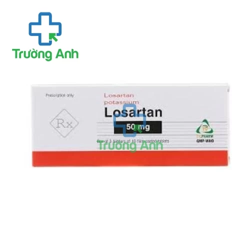 Losartan 50mg TV.Pharm - Thuốc điều trị tăng huyết áp hiệu quả 